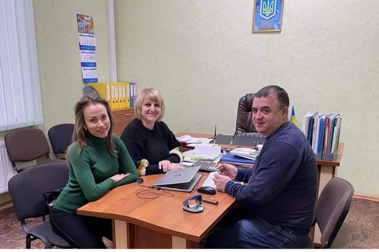 Директор Арцизького центру зайнятості Парасковія Кутирьова провела виїзну робочу зустріч з Анатолієм Серек-Басаном