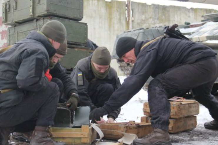 Військові одеської бригади морської піхоти провели навчання з підготовки озброєння та техніки