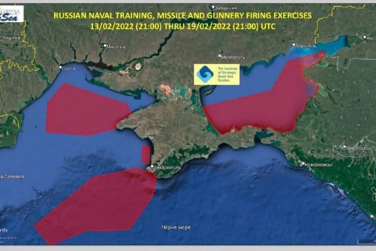 Учения РФ фактически заблокируют порты Украины  для торговли