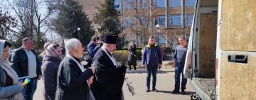 Встреча тела павшего Героя Украины