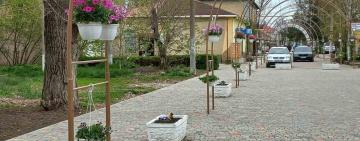 Центр Тарутино к Пасхе украсили цветами