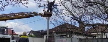 Чтобы предотвратить отключение света у клиентов, ДТЭК Одесские электросети расчистит 1 500 км трасс распределительных сетей