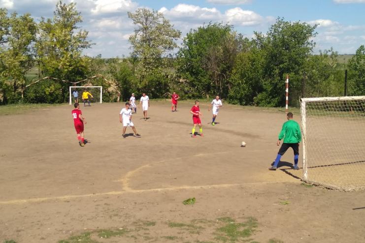 Товарищеский футбольный матч в Бородинской громаде