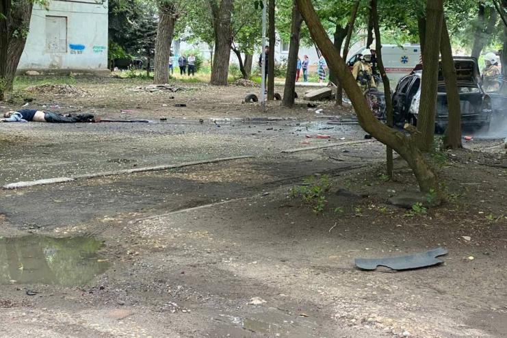 У Херсоні підірвали автомобіль одного з найвідоміших місцевих колаборантів