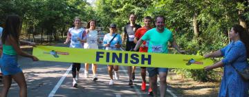  "Біжу за Мрію": колектив Служби автомобільних доріг Одещини взяв участь у благодійному забігу