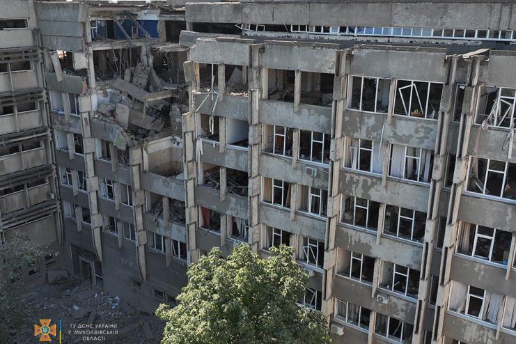 Ракетний удар по Миколаєву: кількість поранених збільшилась