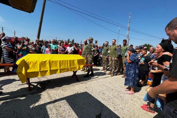Кілійщина прощається із загиблим на передовій захисником України