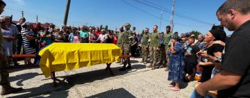 Кілійщина прощається із загиблим на передовій захисником України