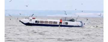 Вперше за 18 років: теплохід на підводних крилах повернувся у Дністровський лиман 