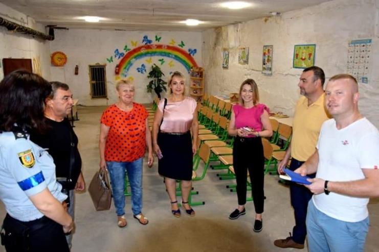 Підготовка укриттів у Саратській громаді