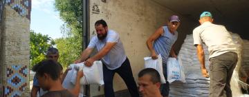 У Березине продуктова допомога дійшла до кожної хати