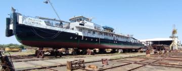 Українське Дунайське пароплавство відремонтувало буксир, який служить уже 55 років