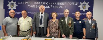 Роман Галкін вручив грамоти та подяки ветеранам правопорядку Болградщини