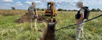  На Одещині прикордонники спільно з СБУ виявили і демонтували спиртопровід (відео)
