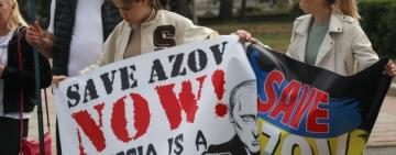 В Одесі родичі полонених «азовців» під час акції закликали шукати механізмів їх порятунку