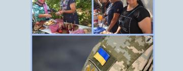 У с.Красне священник організував благодійний ярмарок на підтримку ЗСУ