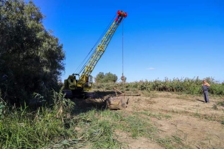 В Ізмаїльському районі, для поліпшення водообміну між водоймами, почали розчищення каналу