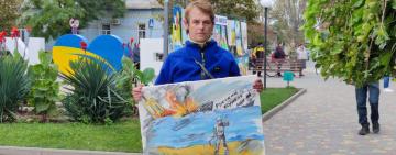 Відома кілійська художниця планує продати свою картину на аукціоні: вилучені кошти передасть ЗСУ