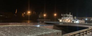 Перший баржевий караван УДП відправився з Ізмаїлу на Середній Дунай 