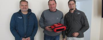 Дефібрилятор у подарунок Бородінському Центру первинної медичної допомоги