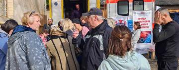 Допомога переселенцям у Тарутинській громаді від фонду "100 відсотків життя.Одеса." 