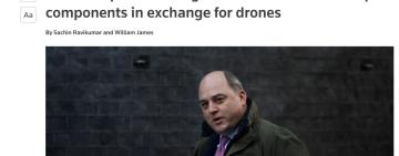 Росія має намір передати Ірану сучасні військові компоненти в обмін на сотні безпілотників