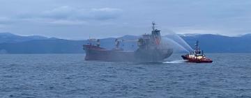 У Чорному морі загорівся суховантаж: загинув капітан