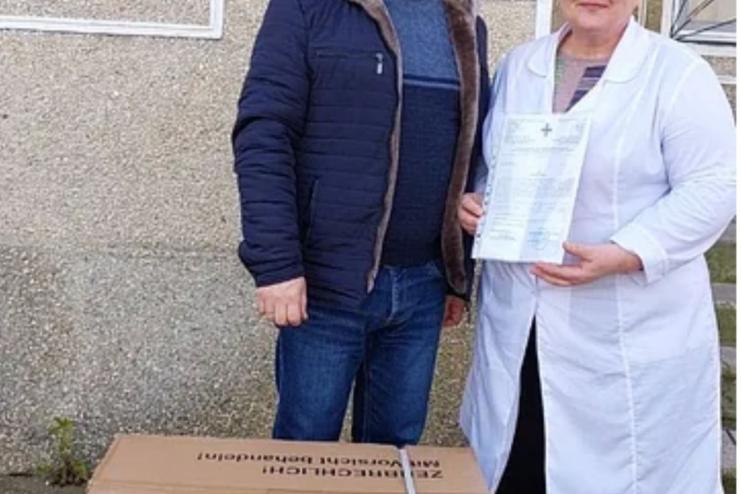 В Теплицькій громаді генератор від європейських друзів передали в амбулаторію