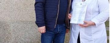 В Теплицькій громаді генератор від європейських друзів передали в амбулаторію