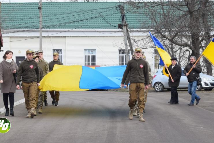 Хода єднання та покладання квітів: як в Арцизі відзначили День Соборності