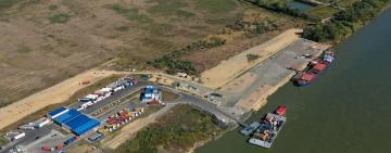 На Дунаї з’явиться унікальний інфраструктурний об’єкт, в якому два порти двох країн розташовані один навпроти одного  