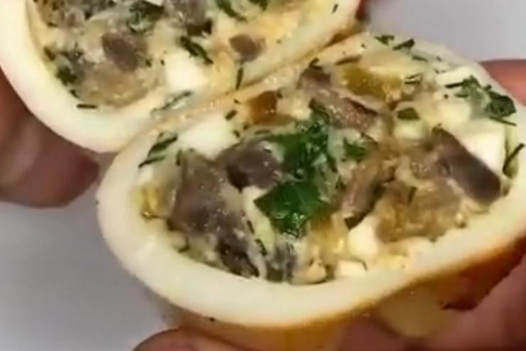 Смачний день. Фаршировані кальмари