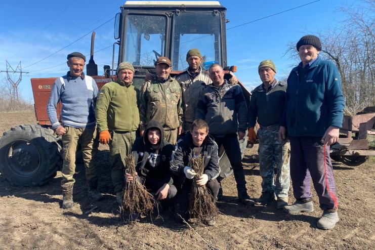 Біля Арцизу висаджують тисячі акацій: такої масштабної висадки дерев у нас ще не було 