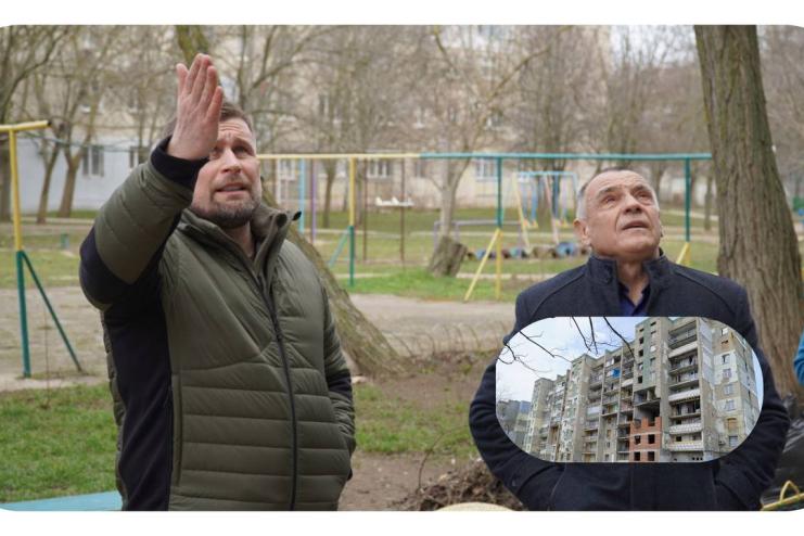Марченко обурений темпами ремонту будинку в Сергіївці, пошкодженого ракетою рф