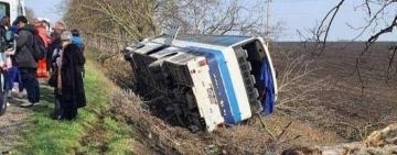 У Молдові перекинувся пасажирський автобус сполученням Кишинів - Київ