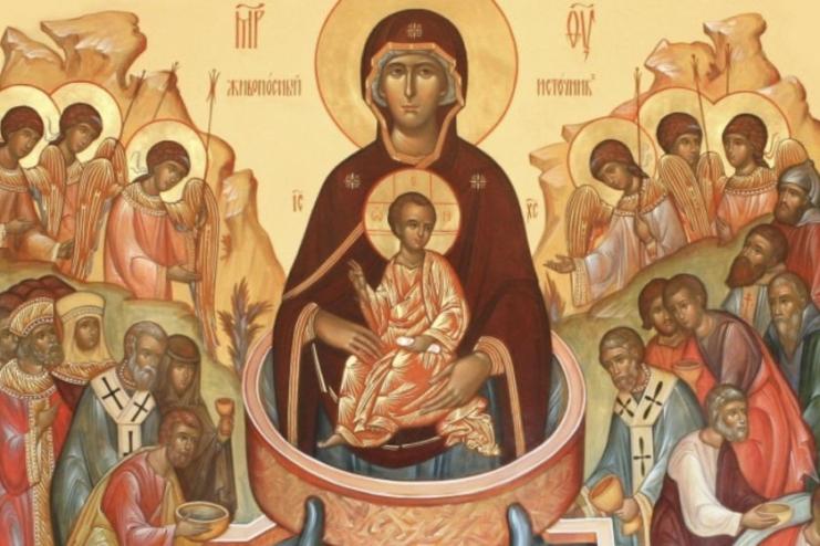 21 апреля. Светлая пятница. Иконы Пресвятой Богородицы "Живоносный Источник"