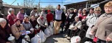 БФ «Фонд Добра та любові» передав незахищеним верствам населення Кілійської ТГ 1485 пасок та продуктові набори 