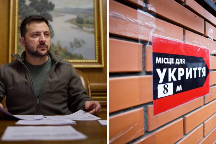 Укриття мають бути доступними: Зеленський звернувся до представників місцевої влади