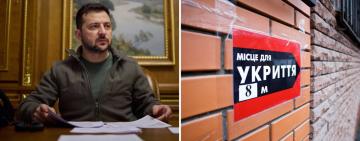 Укриття мають бути доступними: Зеленський звернувся до представників місцевої влади