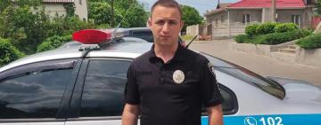 На Одещині поліцейський витяг водія непритомним з палаючого авто