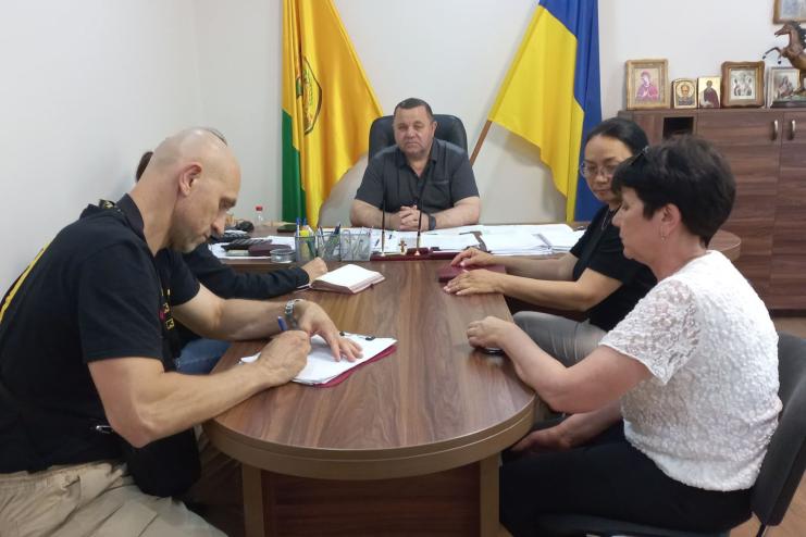 До Тарутине завітали працівники Міжнародного комітету порятунку