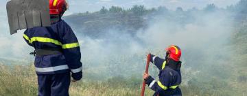 На Одещині за тиждень 61 раз ліквідовували пожежі сухої рослинності