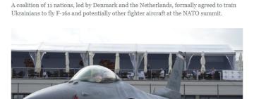 Європа все ще чекає від США офіційної згоди на навчання на F-16, - Politico
