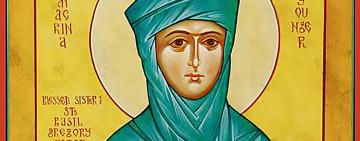 1 августа. Преподобной Макрины Каппадокийской 
