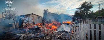 На Одещині горіла база відпочинку