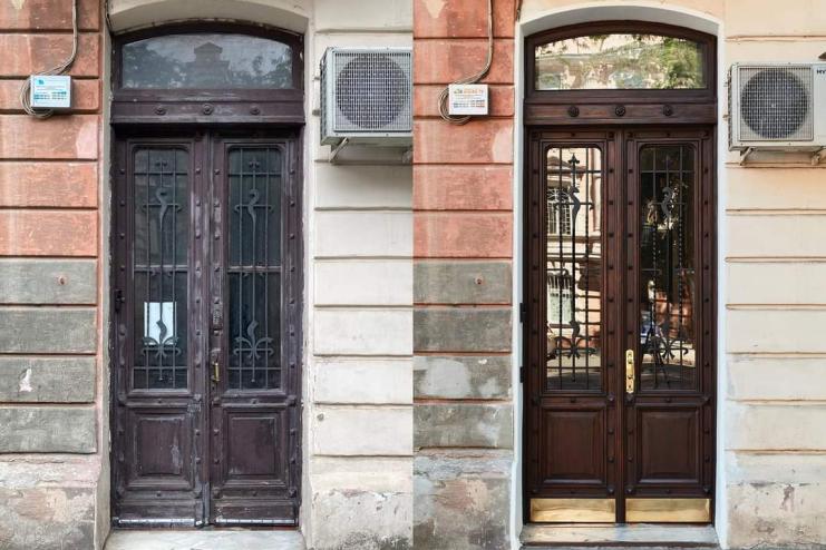 В Одесі відреставрували історичні двері початку XX століття