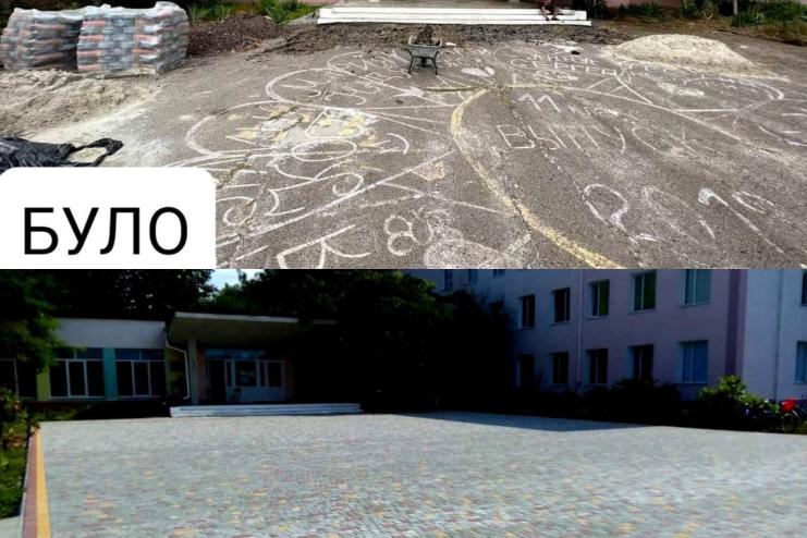 В Кілійській громаді на одне гарне шкільне подвір’я стало більше