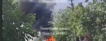 На півдні Одещини спалахнула карета «швидкої»: рятувальники назвали ймовірну причину 