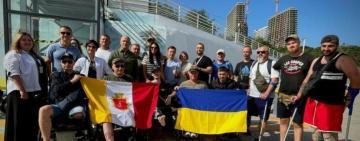 Військовослужбовці, які отримали поранення, відвідали інклюзивний пляж в Одесі