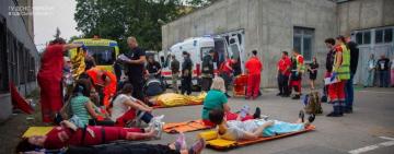 Рятувальники провели тактико-спеціальні навчання спільно з Національною поліцією, службою екстреної медичної допомоги та медицини катастроф